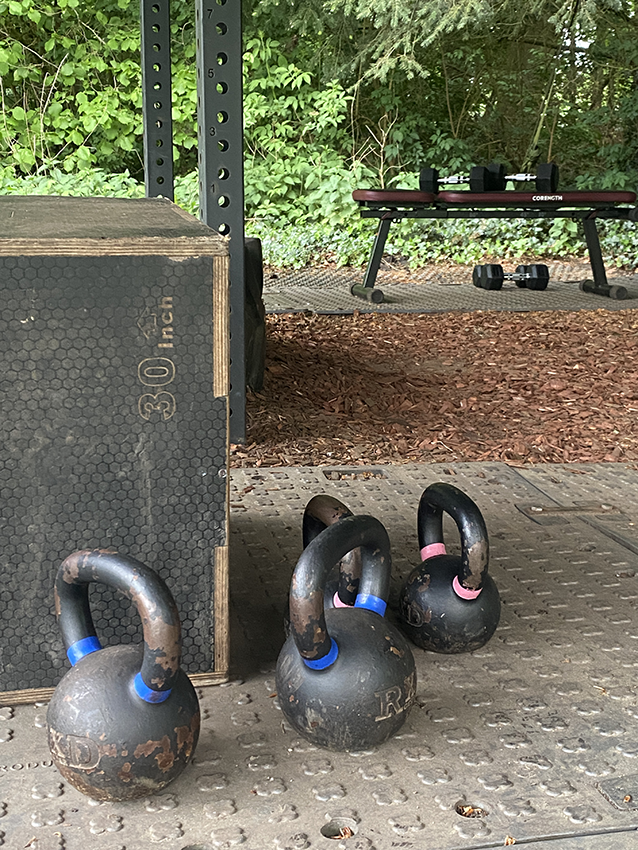 Kettlebells outdoor training tegenover Paleis Soestdijk